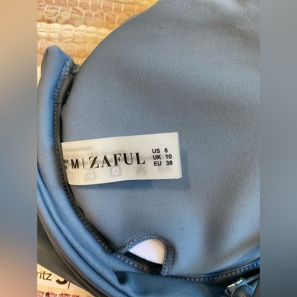 Zanful Underwire Padded Cheeky Bikini Set Size 6 NWT - Picture 7 of 9